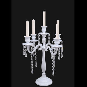 Candelabro de aluminio y Metal de tamaño personalizado con acabado de níquel plateado, candelabro para decoración de centro de mesa de boda, decoraciones de mesa para el hogar - Product Image 5