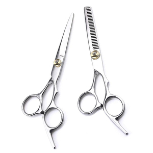 Tijeras para el cuidado del cabello de la mejor calidad con juego de tijeras de adelgazamiento Kits de peluquería de acero inoxidable para salón de peluquería - Product Image 5