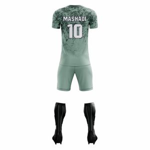 Conjuntos de Uniformes de Fútbol para Adultos Unisex con Estampado por Sublimación, Camisetas de Fútbol Cortas Transpirables con Estampado Digital de Alta Calidad para Equipos de Club - Product Image 3