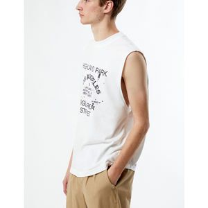 2025 nouvel arrivage en gros Logo personnalisé taille couleur hommes débardeurs Fitness vêtements de sport hommes débardeur pour la vente en ligne - Product Image 3