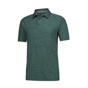 Ropa de hombre con logotipo personalizado de calidad superior, camiseta de Golf de secado rápido de poliéster Spandex de manga corta, camiseta transpirable informal - Product Image 1