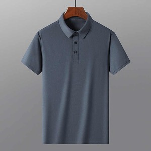 Chemise en coton tricoté pour hommes d'affaires, pull à col polo, pull solide d'été pour hommes, vente en gros de pull décontracté uni de haute qualité - Product Image 4