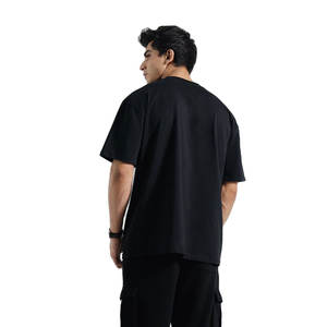 Fabricante de Pakistán, venta al por mayor, 100% camisetas de estambre de algodón para hombres, secado rápido, personalizado, ajuste holgado, serigrafía Premium - Product Image 2