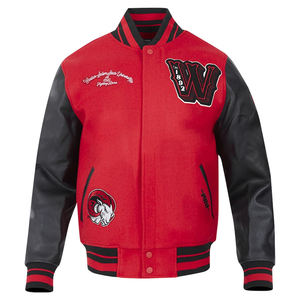 Custom <b>Men's</b> Baseball <b>Jacket</b> Logo Patch <b>Trucker</b> Letterman Varsity Leather <b>Jacket</b> Street Wear Varsity Varsity <b>Jacket</b> Finished - Product Image 4