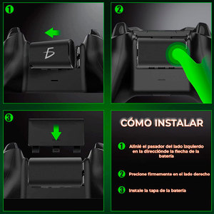 Accessorio Batteria Ricaricabile con Caricabatterie Compatibile con Xbox Series XS e Xbox One - Product Image 1