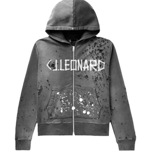 Sudaderas con capucha para hombre, jersey de gran tamaño personalizado, sudadera de invierno, lavado ácido, efecto Vintage antiguo, algodón de punto 100% - Product Image 1