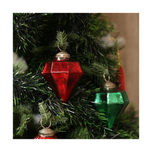 New Design Luxury 4.25 Inch Glass Ornaments Available Custom Color - Product Image 6
