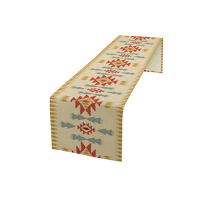 Chemin de table de haute qualité 100% coton pur Technique d'impression tissée Logo exclusif Prix du marché - Product Image 2