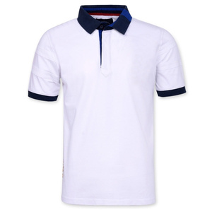 Algodón informal para hombre para Polos de manga corta Slim Fit elegante patrón sólido cómodo uso diario humedad moderna - Product Image 6