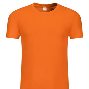Recommandé pour l'été 100% Polyester 180 grammes T-shirt couleur unie T-shirt personnalisable T-shirt pour hommes expédition DDP - Product Image 1