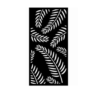 Wall Art Design Black Color Painted <b>Metal</b> Garden <b>Screen</b> Laser Cut Design for Decorative Privacy Use Garden <b>Metal</b> Garden <b>Screen</b> - Product Image 2