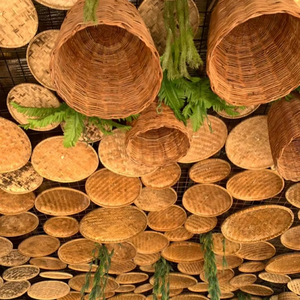 Abat-jour Vifarmex en bambou et rotin | Fabricant d'éclairage artisanal OEM ODM exportation de Vietnam - Product Image 1