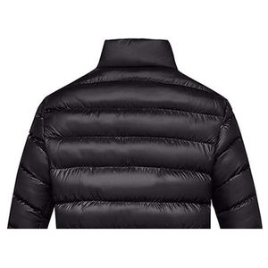 Bouffée d'hiver épaisse et chaude surdimensionnée grande taille Vêtements à bulles avec logo personnalisé pour hommes Veste bouffante avec patch brodé logo unisexe - Product Image 5