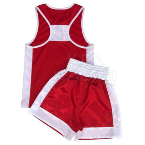 Ropa de Boxeo Profesional Diseñada para Entrenamiento y Práctica de Combate, Transpirable, Ligera, Material de Poliéster/Nailon, Fuerte en la Parte Delantera - Product Image 3