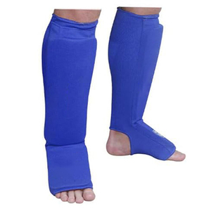 Negro elástico Kick Boxing Instep Pierna Guards MMA Espinilleras para adultos Entrenamiento deportivo Compresión Muay Thai Equipo de protección - Product Image 2