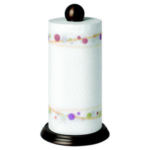 Cute Standing Tissue <b>Paper</b> Holder With Latest Design Black Base Free Standing For <b>Kitchen</b> Countertop Decorations - Product Image 1
