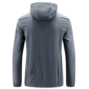 Vestes de Baseball Décontractées Respirantes pour Hommes Prix d'Usine Vente en Gros Tissu de Toile à Capuche - Product Image 3