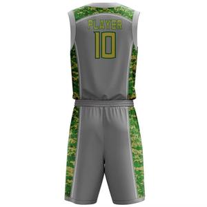 Conjunto de camisetas y pantalones cortos de baloncesto juveniles transpirables de secado rápido OEM para hombres y mujeres - Product Image 3