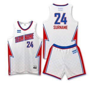 Fabricant Engro vêtements de sport uniformes industrie Conception personnalisée Impression par sublimation Short en jersey de basket-ball Uniforme réversible - Product Image 4