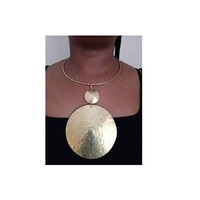Collier en laiton de grande taille de qualité supérieure pour cadeau, mariage, meilleur produit, collier en laiton de conception la plus récente, fabricant indien