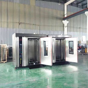 Nuevo Horno Rotatorio Eléctrico Comercial de Acero Inoxidable de Gran Capacidad, Ahorrador de Energía, para Panadería, con Convección - Product Image 2