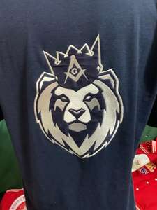 MASONIC REGALIA CUSTOM DERNIER STYLE POLO T-SHIRTS BLEU T-SHIRTS - Product Image 4