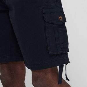 Shorts en coton pour hommes de qualité supérieure, design personnalisable, motif uni, taille mi-haute, fermeture élastique, respirant, style urbain - Product Image 4