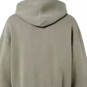 Sweat à capuche zippé en molleton de coton 500 GSM avec strass, séchage rapide, respirant, imprimé et brodé, personnalisé, unisexe - Product Image 6