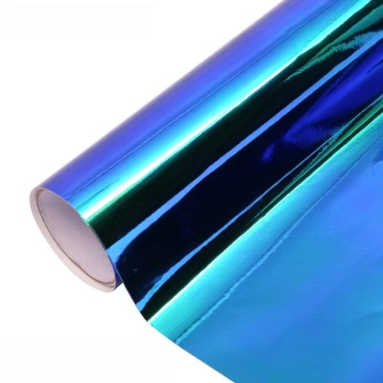 Chrome Arc-en-ciel Bleu Vert