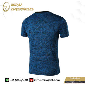 เสื้อยืดแขนสั้นสำหรับผู้ชายเสื้อออกกำลังกายเล่นกีฬาสำหรับใส่ไปยิมฟิตเนสฟุตบอลสำหรับวิ่งออกกำลังกายในฤดูร้อน - Product Image 3