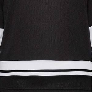 Maillot de hockey sur glace personnalisé 2026 en gros, service OEM, 100 % coton, séchage rapide, respirant, logo personnalisé, couleur personnalisée, entièrement teint - Product Image 6