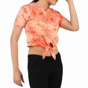 Camiseta Corta de Moda para Mujer, Estilo Casual de Verano, MOQ Bajo, Manga Corta, Algodón Suave, Diseño Moderno - Product Image 4