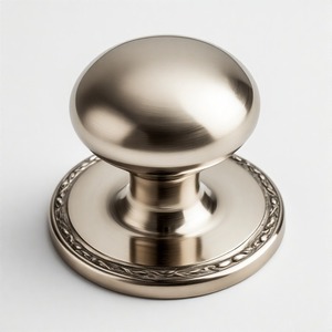 NestHold Ring Royal Arc Pomo de puerta redondo de níquel pulido Estética moderna elegante con detalles lujosos para interiores de primera calidad - Product Image 6