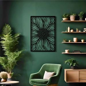 ศิลปะติดผนังโลหะรูปดอกเดซี่ของขวัญสำหรับคุณแม่ของตกแต่งบ้านศิลปะรูปดอกทานตะวันศิลปะธรรมชาติการตกแต่งผนังแบบมินิมอลการออกแบบที่เป็นเอกลักษณ์ - Product Image 1