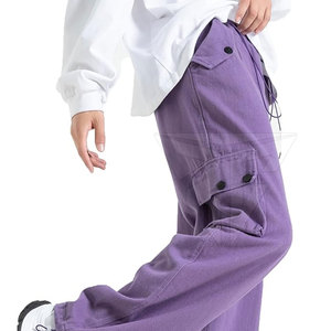 High Quality Casual <b>Men</b> <b>Baggy</b> <b>Trouser</b> Mid Rise Straight Leg Breathable Wholesale Low MOQ - Product Image 5