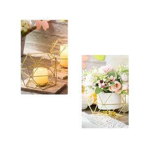 Antique <b>Gold</b> Aluminum Fancy Votive <b>Holder</b> Indoor & Outdoor Tealight Candle <b>Holder</b> Home Hotel Office Wedding Party Decoration - Product Image 6