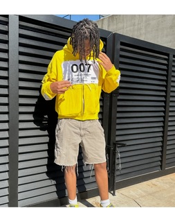 Boxy Fit 500 Gsm Pullover personalizado bordado apliques letra Sun Faded Washed Vintage acampanado pantalones de chándal y conjunto de Sudadera con capucha - Product Image 5