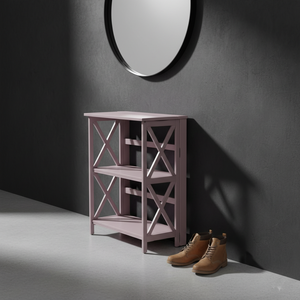 ตู้หนังสือ 3 ชั้น สี Dusty Rose - Product Image 6