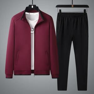 ชุดวอร์มสำหรับผู้ชายชุดวอร์มผ้าฝ้ายมีฮู้ดสำหรับวิ่ง - Product Image 2