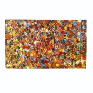 Tuile en pierre d'agate multicolore de luxe moderne de 20mm d'épaisseur pour la maison et l'application de centre commercial écologique - Product Image 2