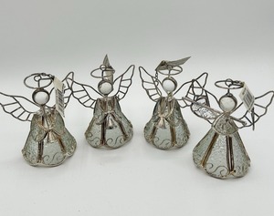 Ángel hecho a mano adornos navideños de Metal colgante decorativo árbol accesorios vacaciones festivo decoración del hogar regalo para celebración - Product Image 4