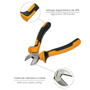 Alicates Corte Diagonal 150 mm. Acciaio DIN 5749 - Product Image 3
