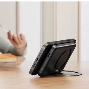 10000mAh Magnetic Wireless Power Bank Stand 22.5W Output Power Easy <b>Plug</b> <b>Type</b> - Product Image 4