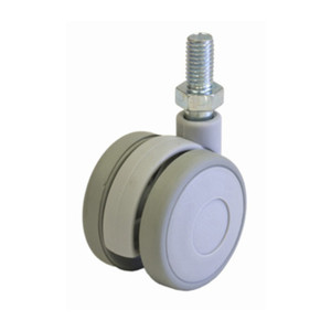 Ruota per Mobile D.40 mm con Perno Grigio 2 Pezzi - Product Image 1