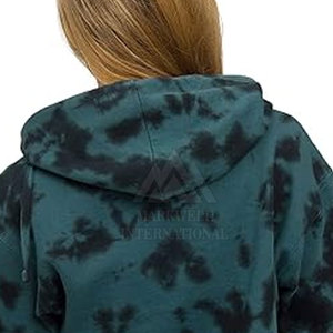 Diseño personalizado uso al aire libre mujeres Crop Top sudaderas con capucha de color sólido cómodo mujeres Crop Top sudaderas con capucha - Product Image 6