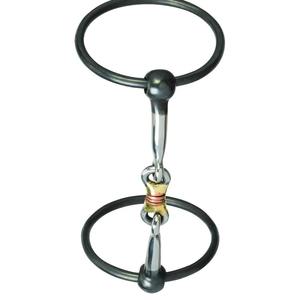 Bocado de Cobre de una Sola Articulación, Bocado de Acero Inoxidable de Alta Calidad con Anillos Ovalados para Productos Ecuestres - Product Image 5