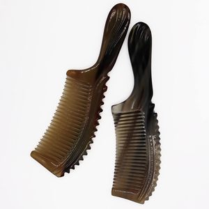 Personalizable Anti-Estático Animal Ecológico Cuerno de Búfalo Peine Crecimiento del Cabello Uso Diario Masaje Mango Diente Característica Promoción - Product Image 5