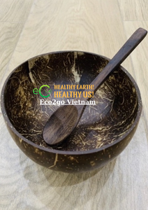 Meilleur prix 100% bols de noix de coco naturelle en gros/bol de noix de coco décoratif avec graver le Logo Laser par Eco2go Vietnam - Product Image 2