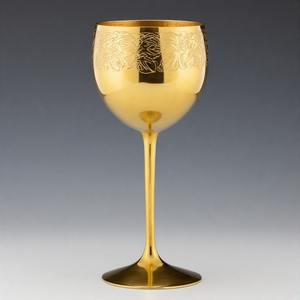 Verre d'autel Verre à vin de communion en laiton antique Gobelet vintage artisanal pour l'église et les cérémonies spirituelles - Product Image 6