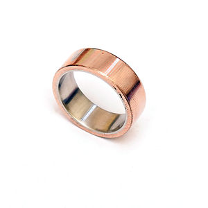 Caja de Anillo de Boda Cuadrada Clásica Hecha a Mano con Mokume Gane, Marca Burraq, Regalo Perfecto para Papá, Esposo, Novio, Soporte OEM - Product Image 4